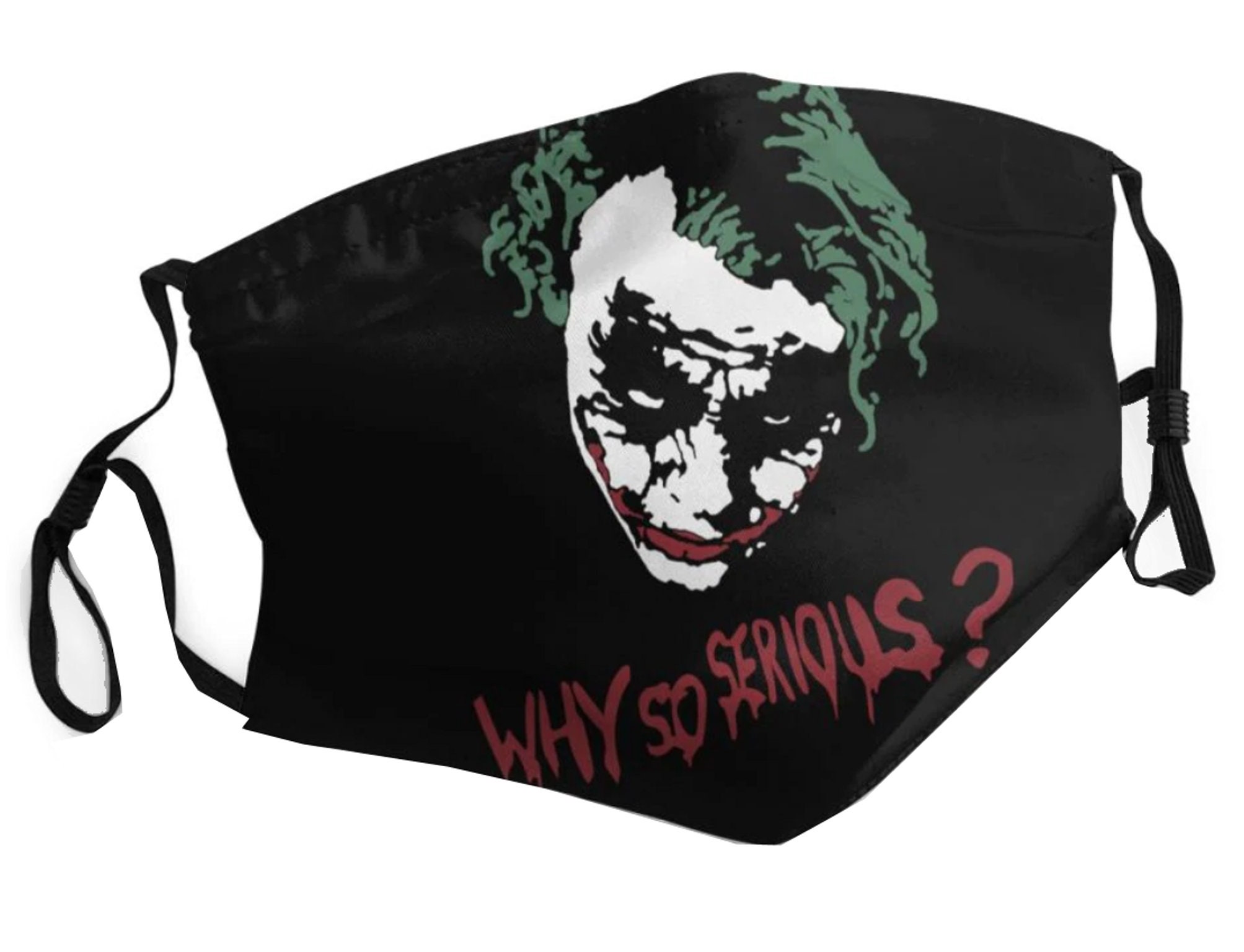 Joker Face Mask Why so Serious Adjustable FREE UK Postage Etsy