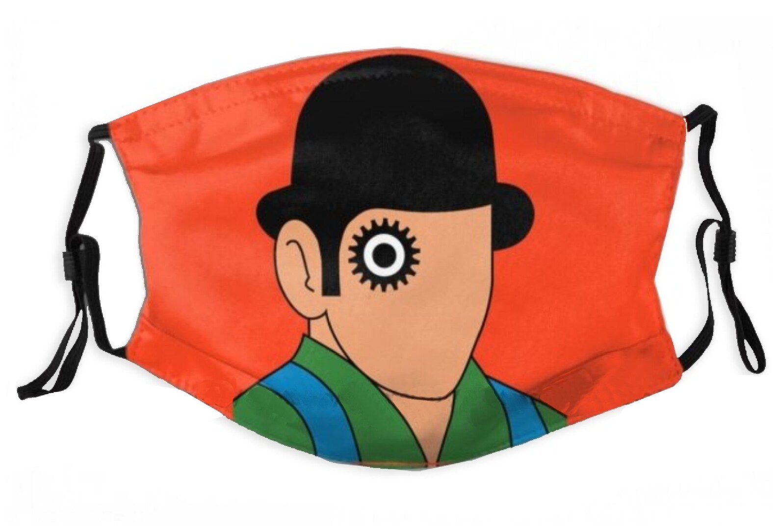 Clockwork Orange Face Mask Alex The Droog Halloween Adjustable Etsy