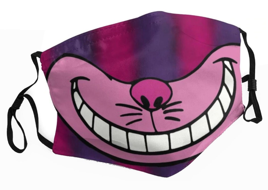 Cheshire Cat Face Mask Striped Alice in Wonderland Gift for Etsy