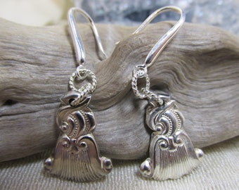 Blume, Roots of Silver,Silverware Jewelry,Spoon Earrings,Silverware Earrings,Spoon Jewelry,Gifts,Antique,Vintage,Gifts,Repurposed