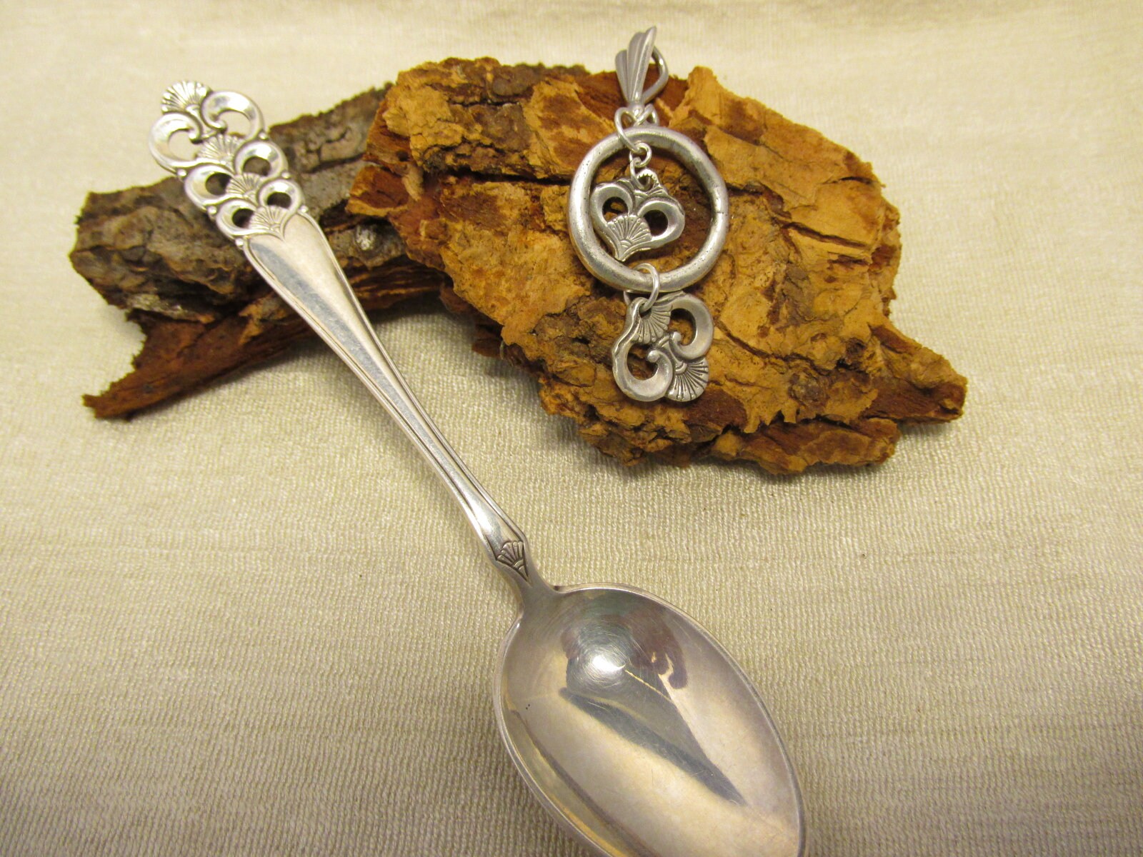 Spoon Jewelry,spoon Pendant,silver Pendant,pendant,jewelry,silverware