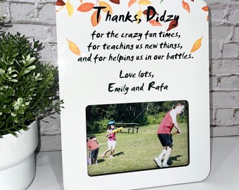 Personalized Picture Frame Gift With Message, Customized Photo Frame, frame size 8" x 10" photo size 4x6", Precious Moment Gift