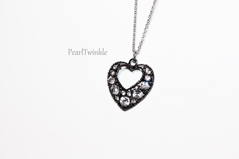 Heart Pendant Necklace love pendant gift for girlfriend sweetheart wife daughter Valentine gift for her black lives matter