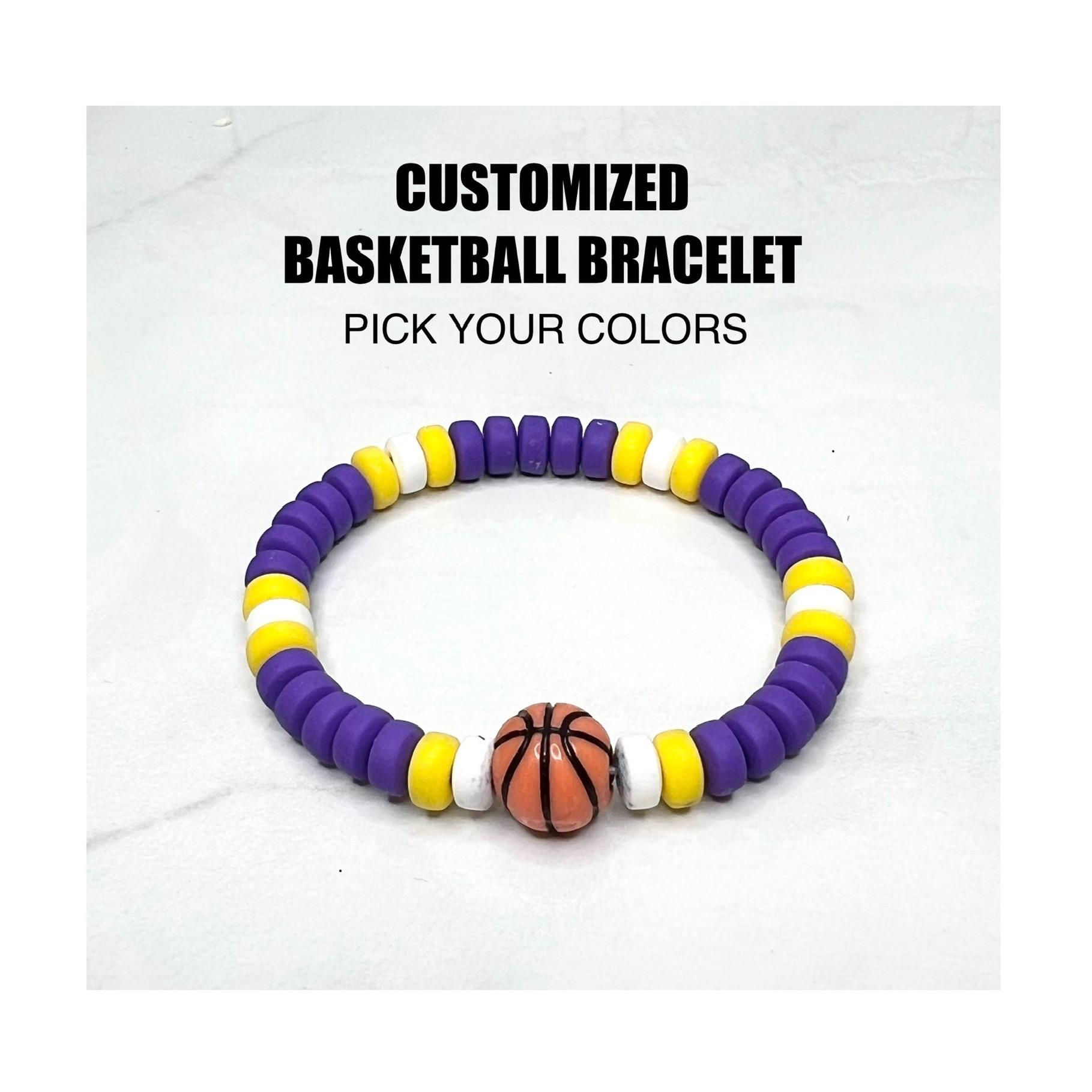 Basketball Silicone Bracelet -Kobe Bryant Adjustable Sports Wristband for Fans Players - Ideal Fan Gift and Training Accessory
