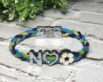 Braccialetto sportivo personalizzato per ragazze con iniziale, scegli i colori, gioielli sportivi per ragazze, braccialetto sportivo personalizzato, regalo per ragazze sotto i 25 anni - Italia