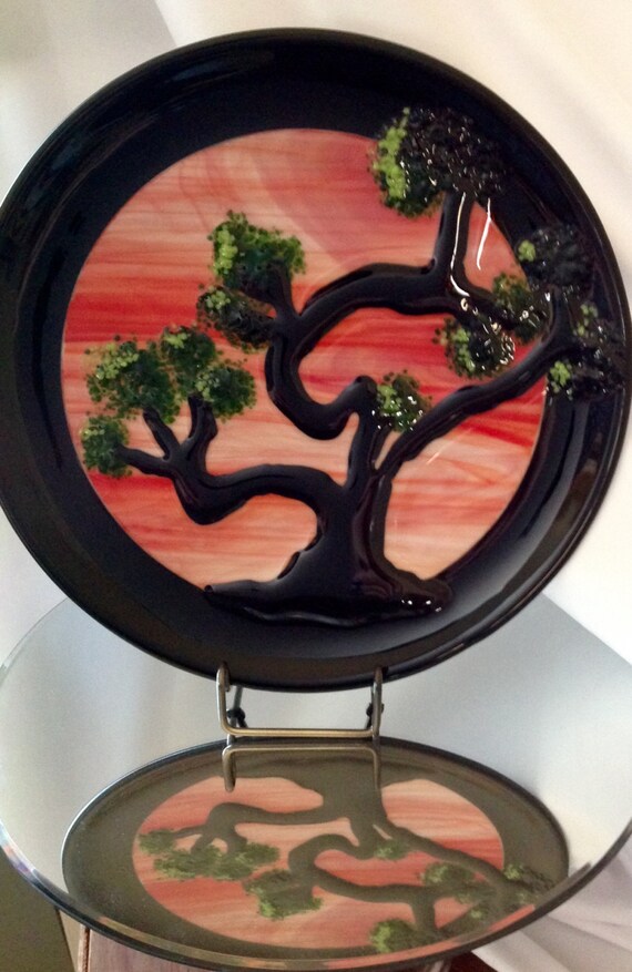 Items similar to Bonsai Sunset Dish on Etsy