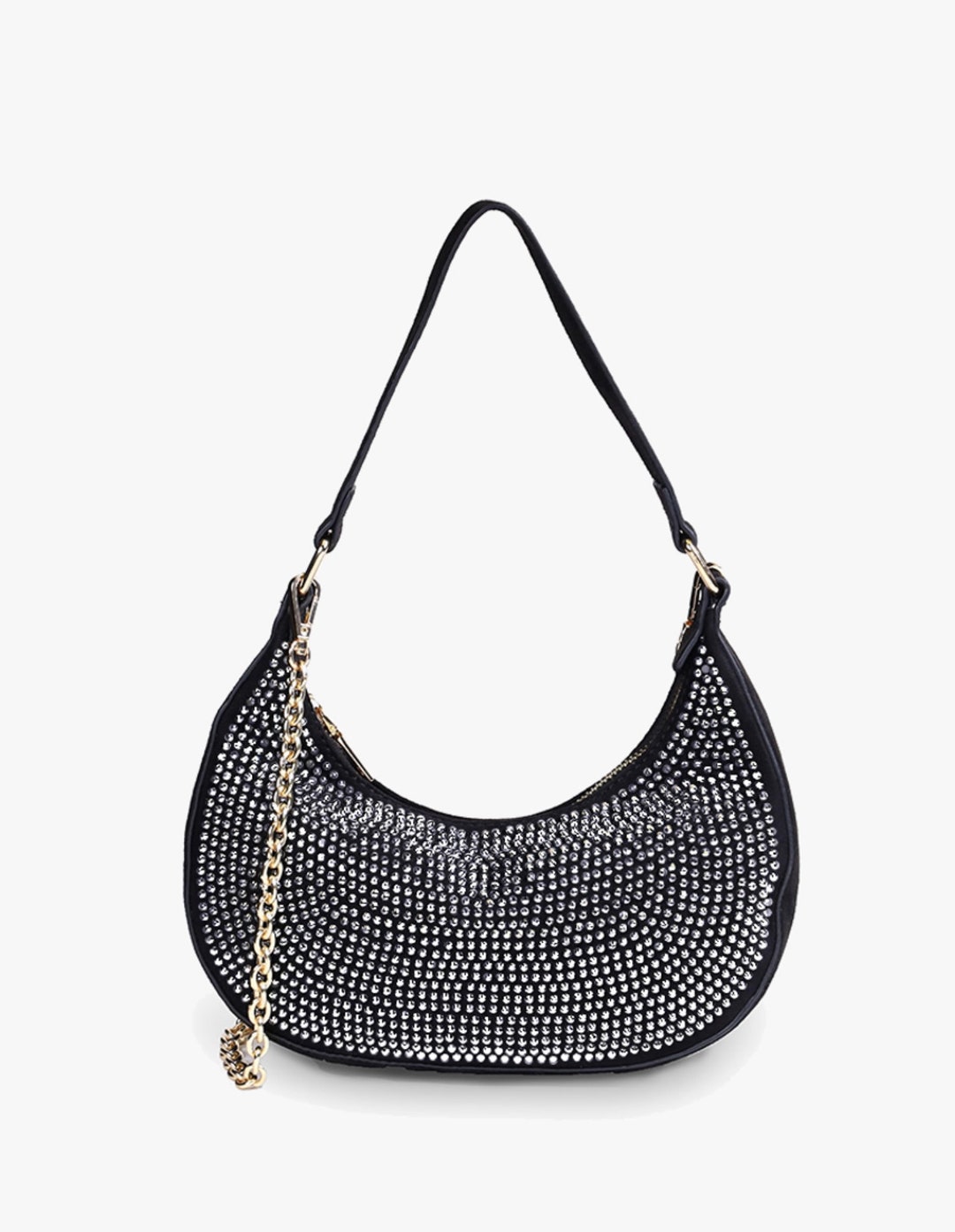 Rhinestone Shoulder Bag Etsy
