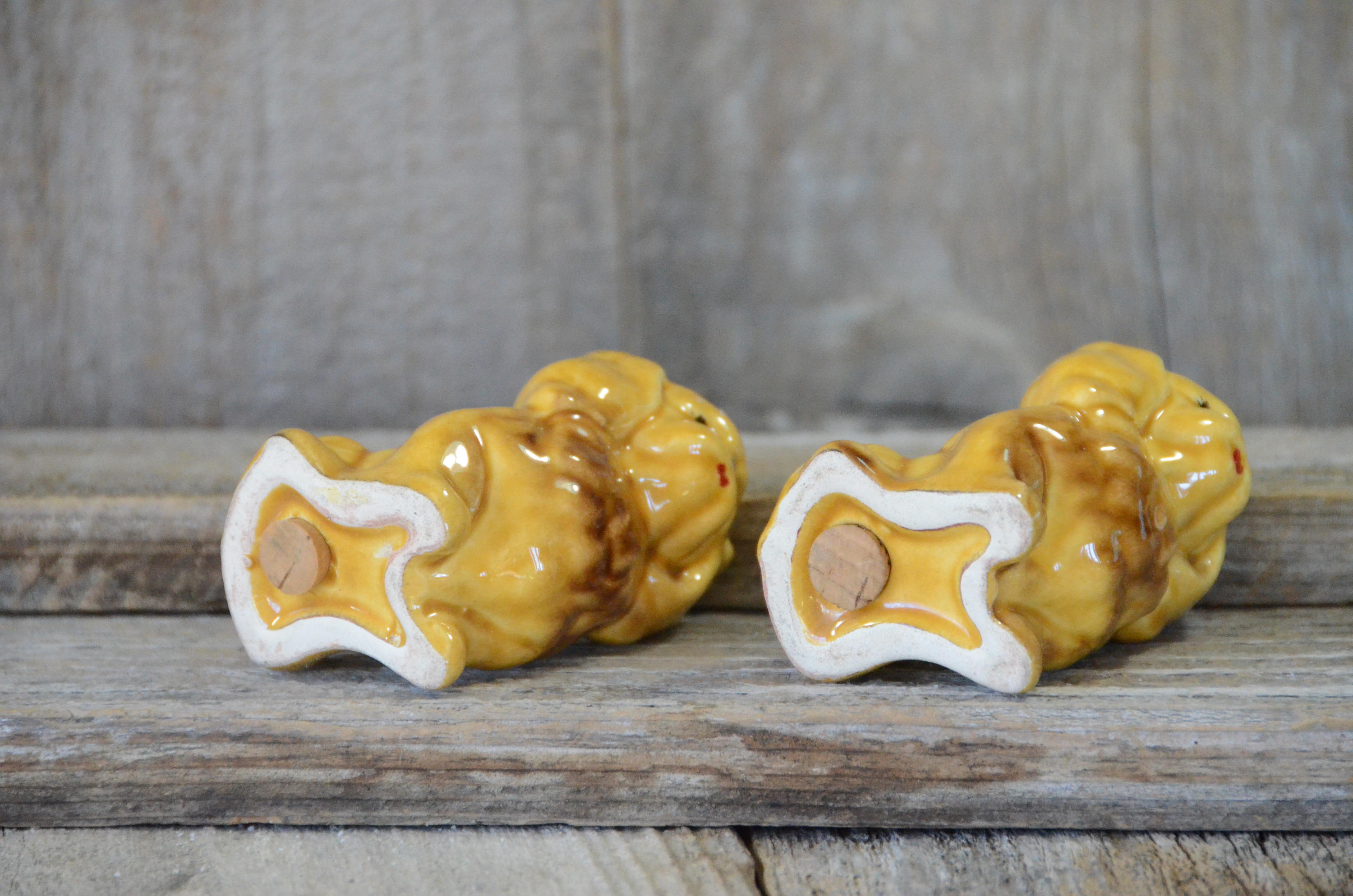 Vintage Dog Salt & Pepper Shakers Lady and the Etsy