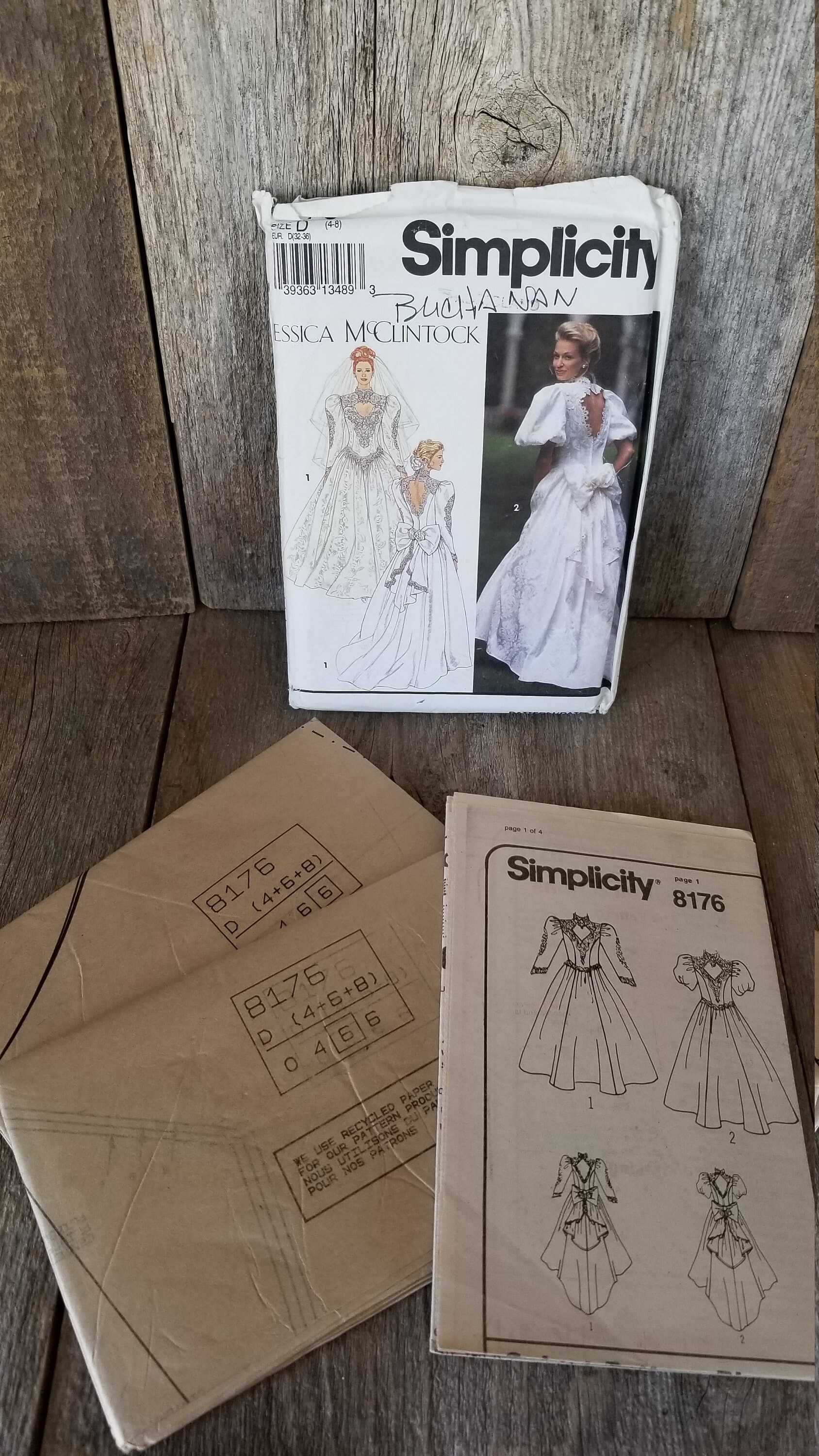 Simplicity Patterns, Wedding Gown, Prom Dress, Evening Gown, School ...