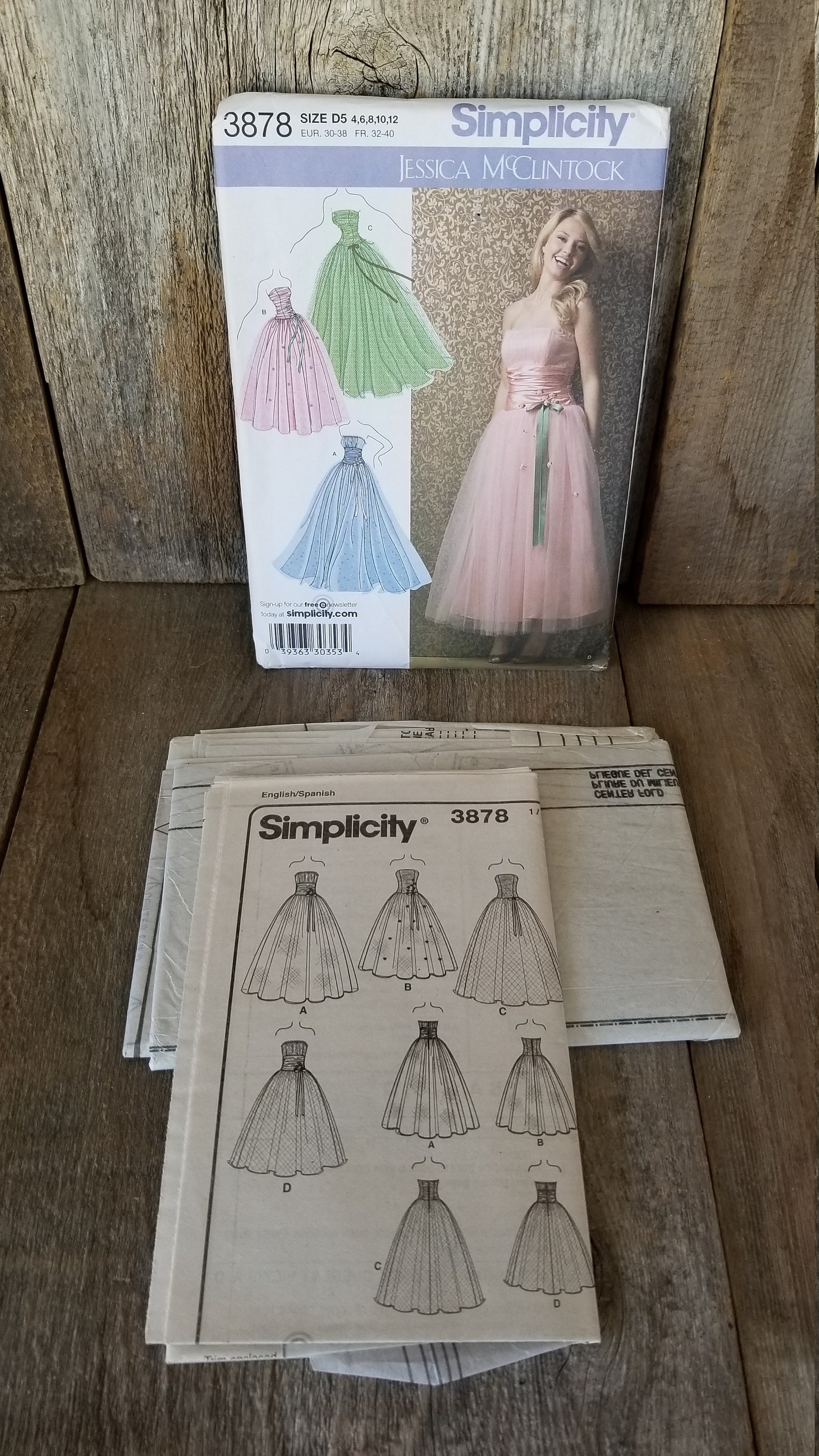 Simplicity Patterns Evening Gown Prom Dress School Dance - Etsy