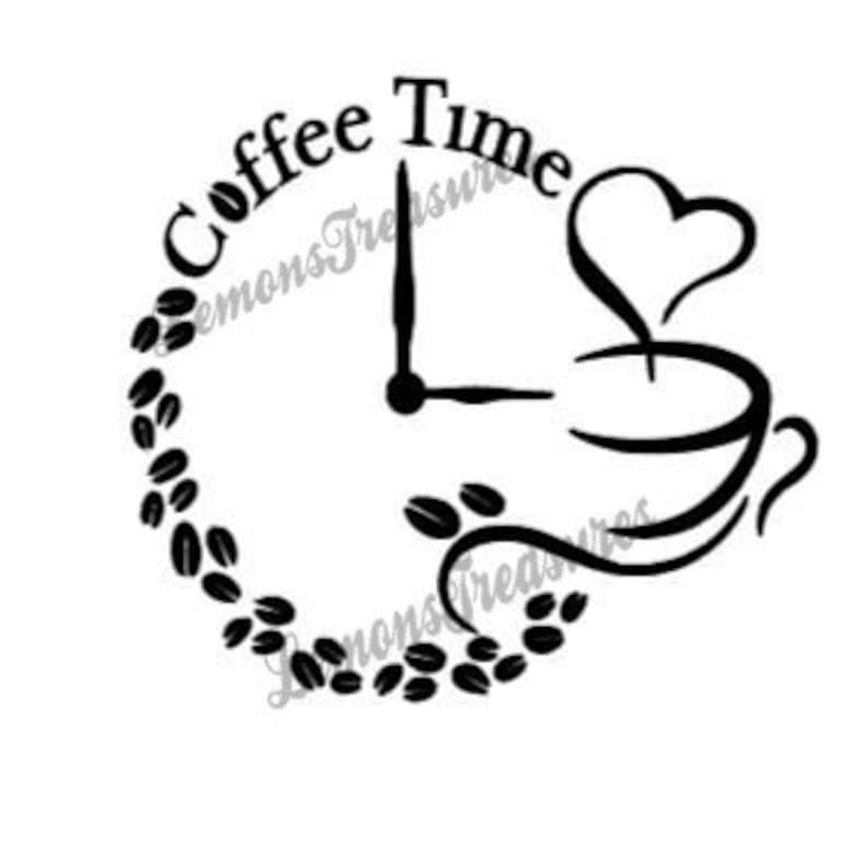Download Png Digital File Coffee Time Svg Jpeg Art Collectibles Digital Prints Delage Com Br