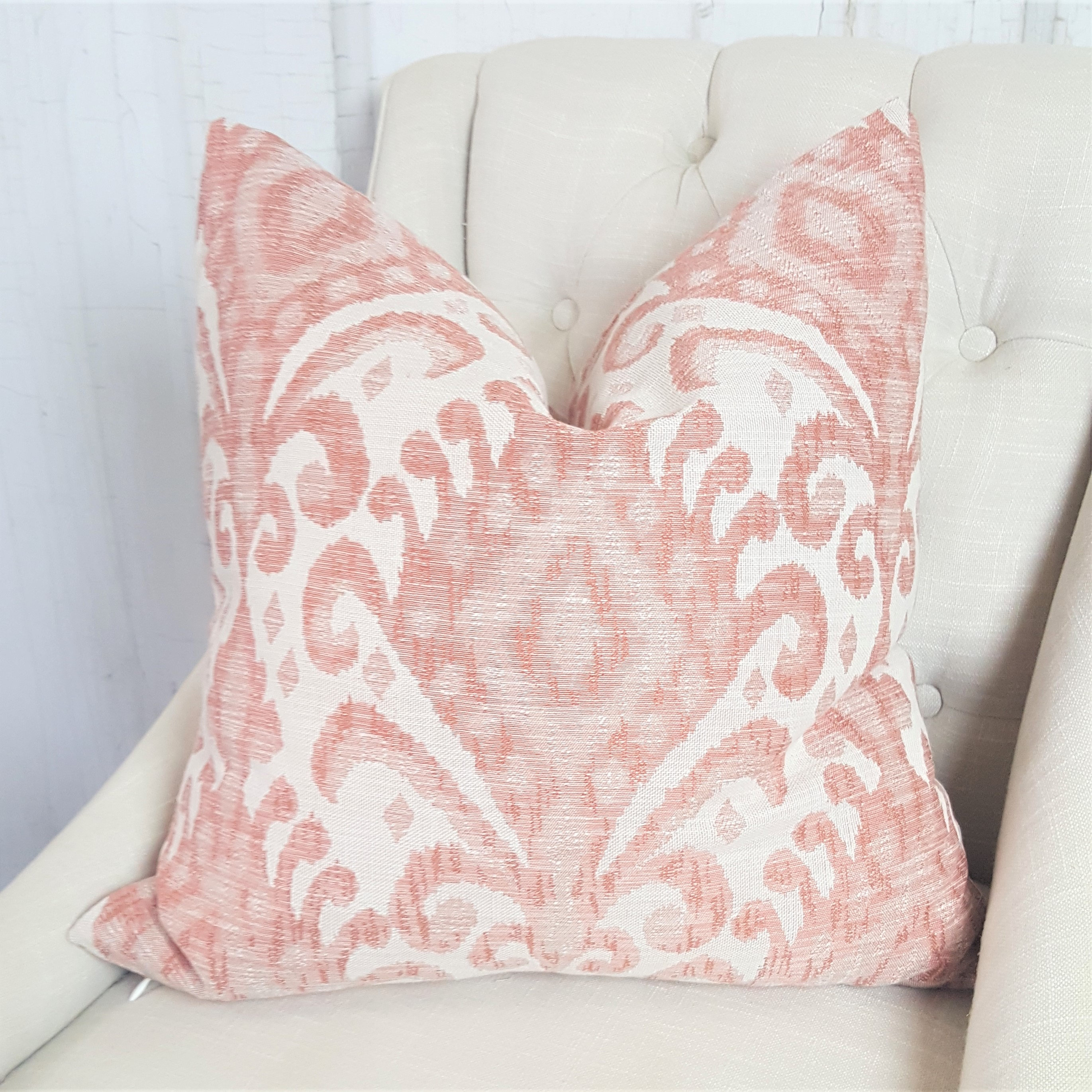 coral decorative pillows