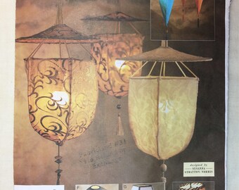 vogue 2056 hanging lamps lampshades boho style swag lampshade designed by susanna stratton norris pattern - Hanging Lamp Shades vogue 2056 hanging lamps lampshades boho style swag lampshade designed by susanna stratton norris pattern - Hanging Lamp Shades