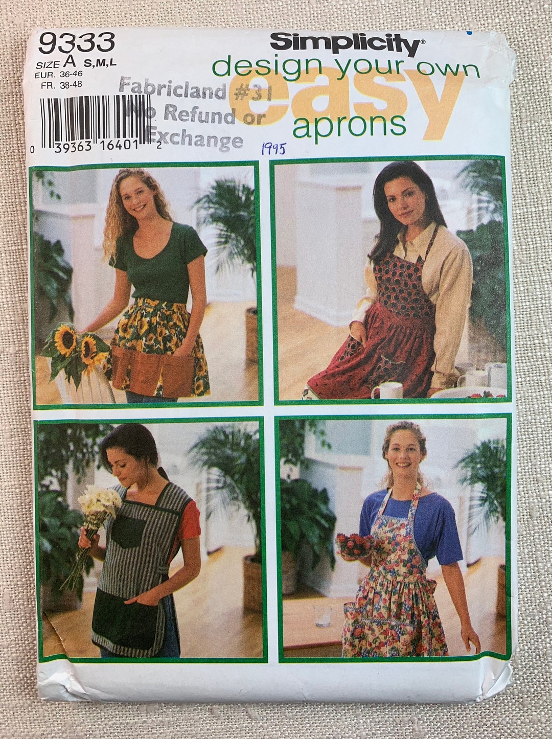 Patron De Couture Simplicity 9700 - Taille 14-22 - Non Coupé - Occasion
