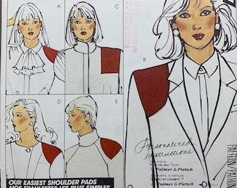 Mccall's 9287, Shoulder Pad Pattern, Pullover Camisole, U-Neckline, Various Sizes, Uncut Sewing Pattern