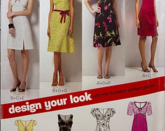 New Look 6750, Summer Dress, Six Sizes in One, Sizes 8-18, Uncut Sewing Pattern