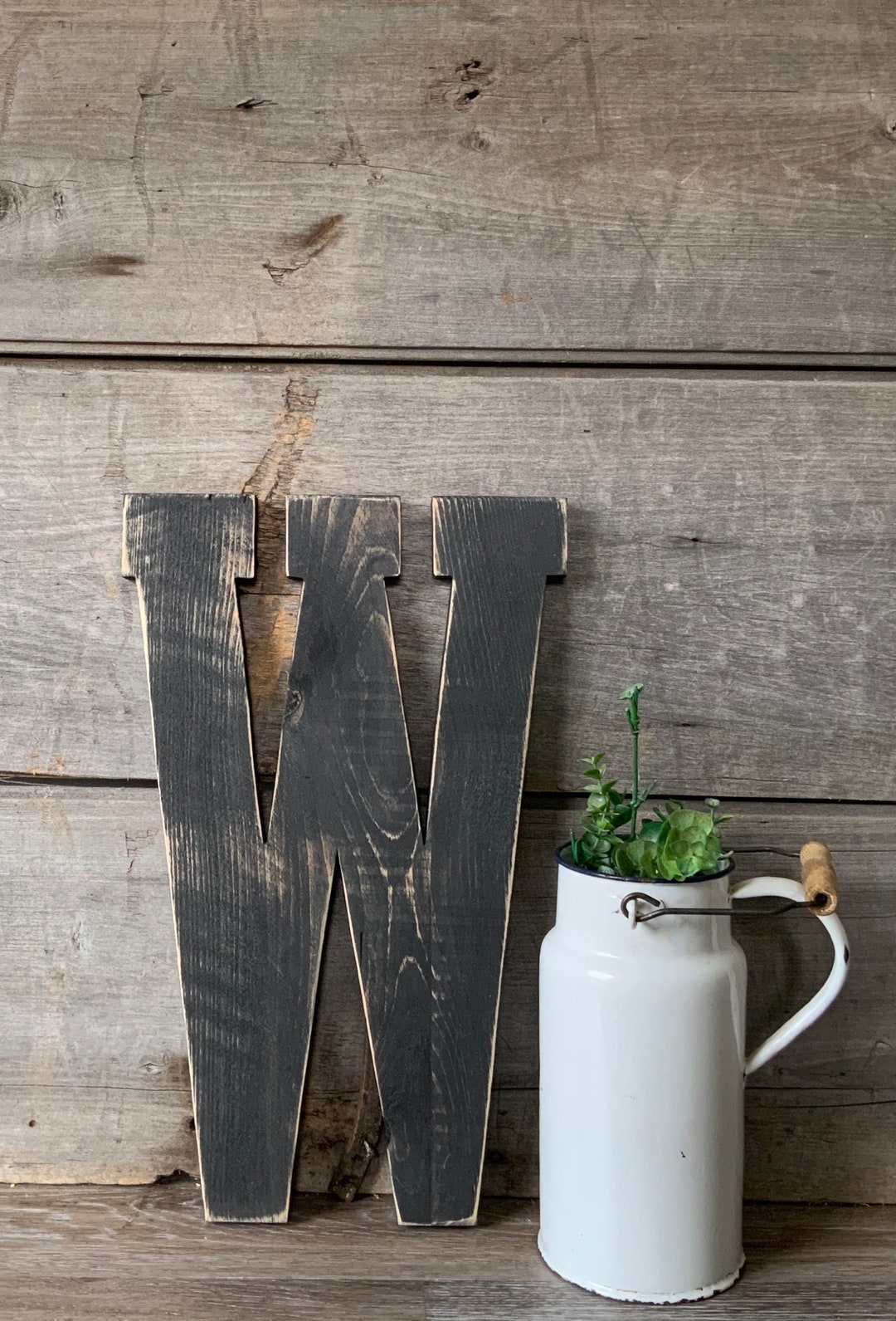 Wood Letter Measures 18 Inches Tall, Wood Letters, Rustic Letters ...