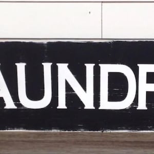 Laundry Wood Sign Laundry Room Decor Wash Room Decor