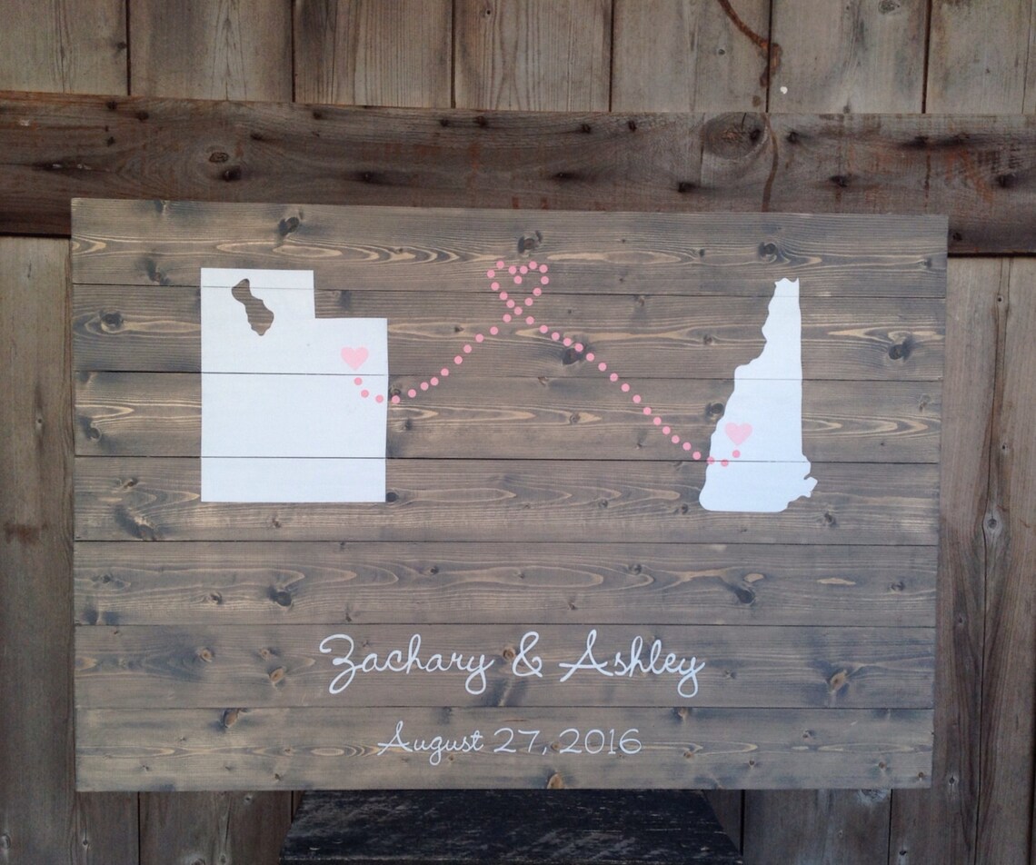 Rustic Wood Rustic Guest Book Wood Guest Book Personalized Etsy