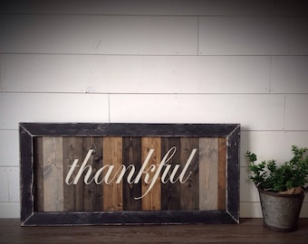 thankful Sign