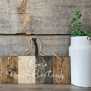 Please No Soliciting, Wood Sign, No Soliciting wood sign, farmhouse sign, farmhouse decor,