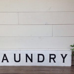 Laundry Wood Sign Laundry Room Decor Wash Room Decor