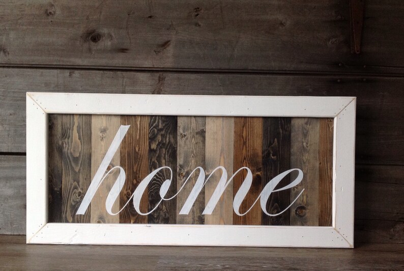 farmhouse decor farmhouse style Home rustic home sign farmhouse sign farmhouse 36X18 home Sign wood family sign family wood sign