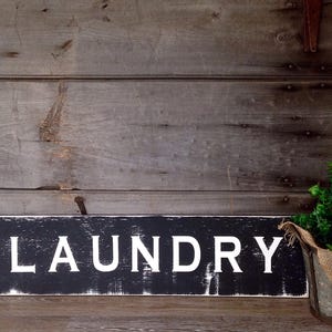 Laundry Wood Sign Laundry Room Decor Wash Room Decor