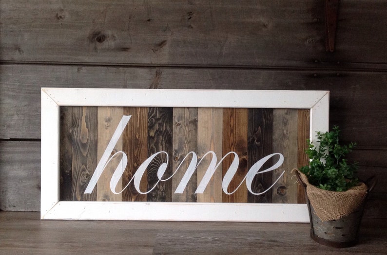 farmhouse decor farmhouse style Home rustic home sign farmhouse sign farmhouse 36X18 home Sign wood family sign family wood sign