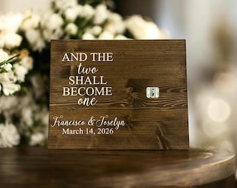 And the two shall become one, Lock ceremony sign, custom sign to use in a lock ceremony