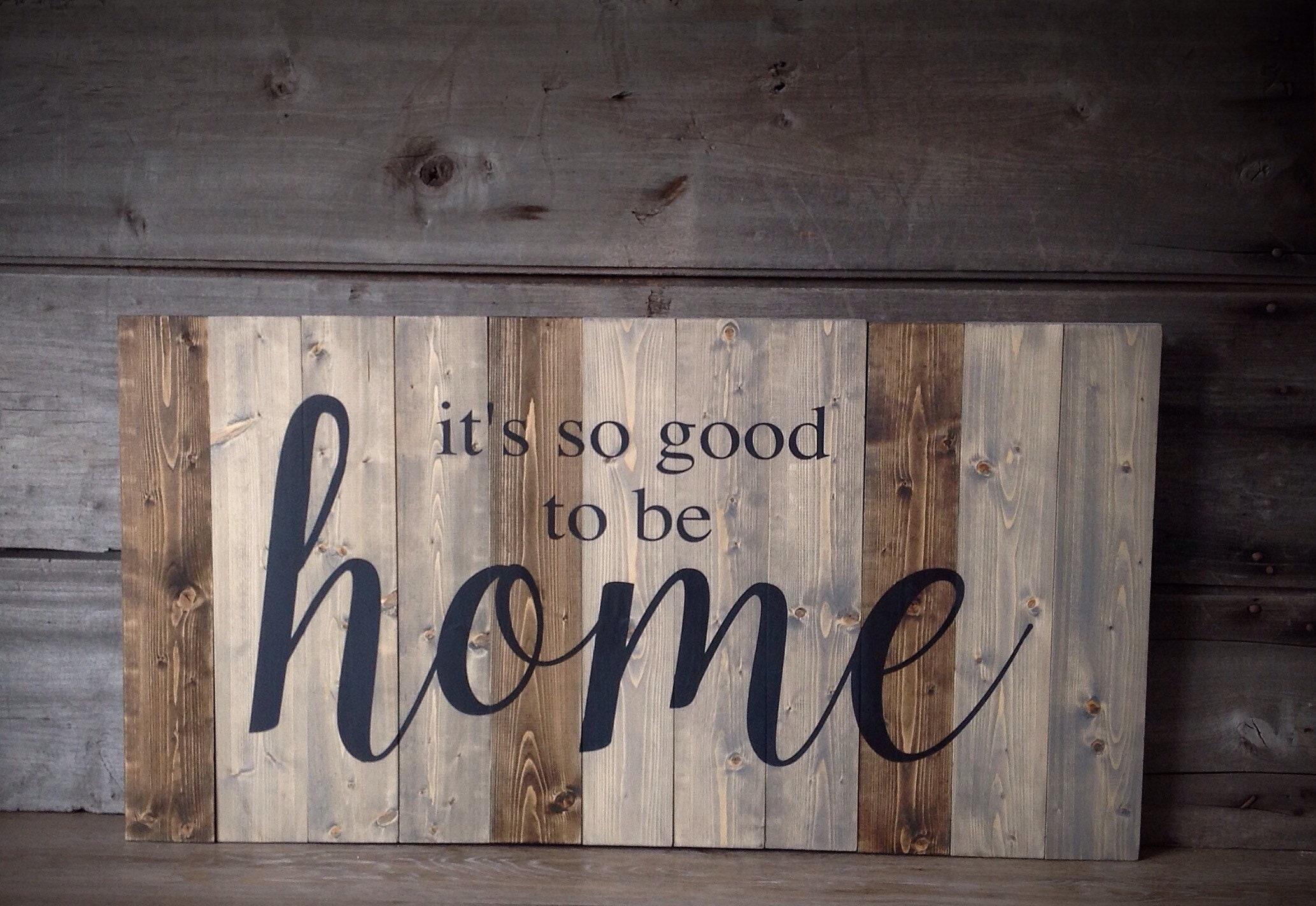 It's so good to be home Distressed sign custom made Etsy