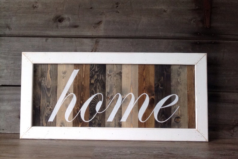 farmhouse decor farmhouse style Home rustic home sign farmhouse sign farmhouse 36X18 home Sign wood family sign family wood sign
