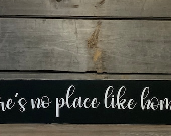 There's no place like home, farmhouse, farmhouse decor, rustic wood sign, wood sign, farmhouse sign, rustic sign, rustic wood sign,