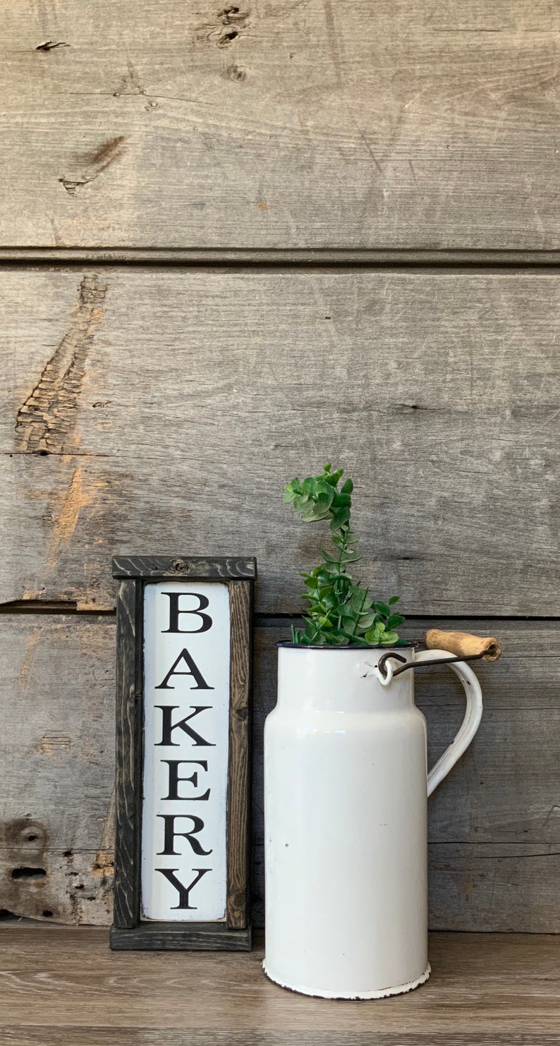 Farmhouse BAKERY Sign Bakery Sign Farmhouse Sign Gift Etsy