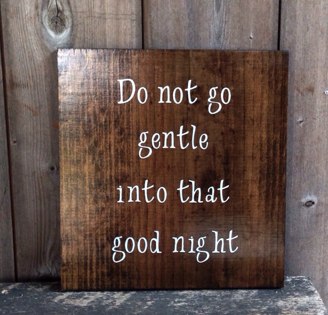 don t go gentle into that good night meaning don t go gentle into that good night meaning