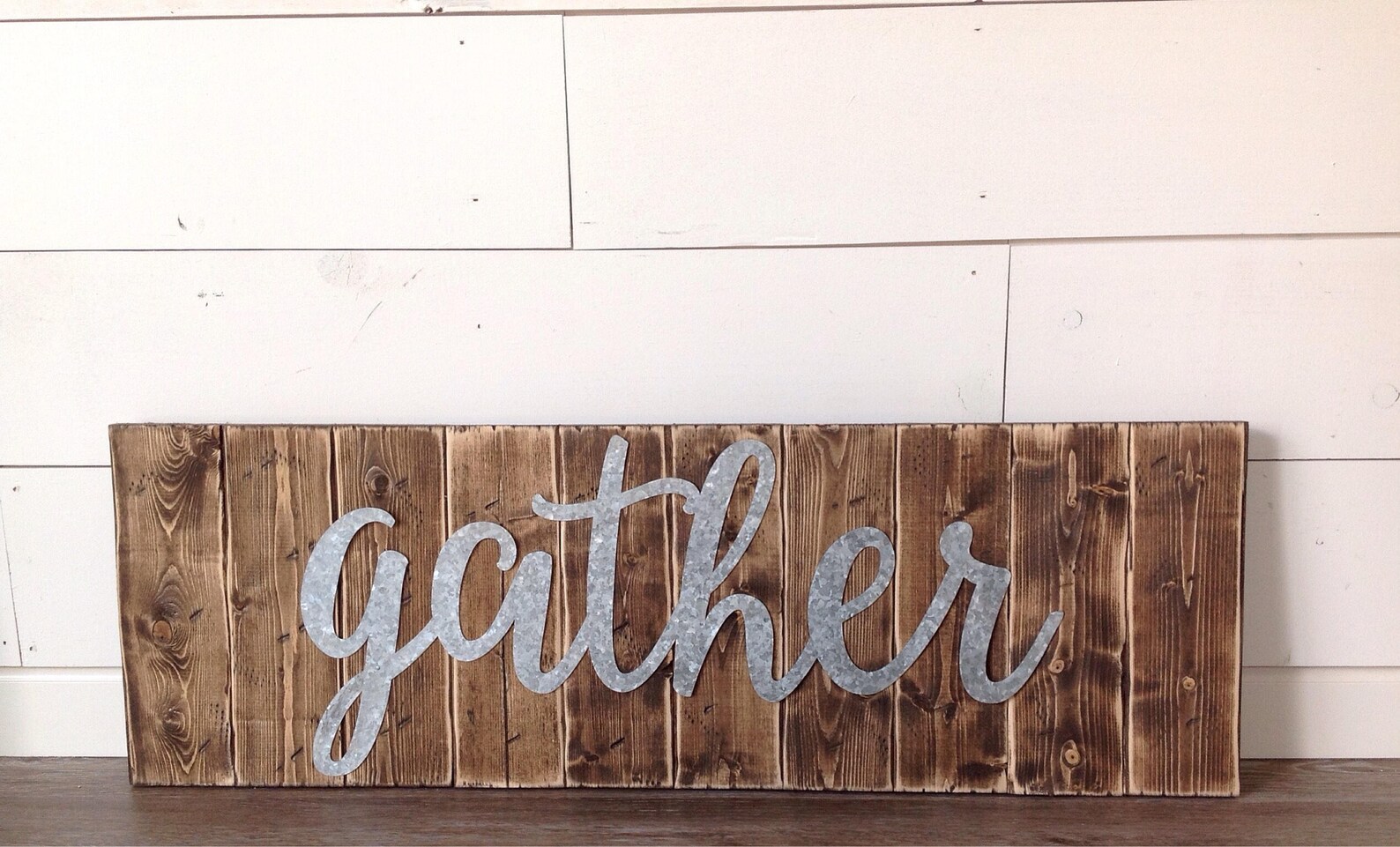 Metal Gather Sign Etsy