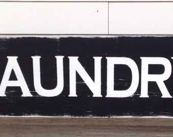 laundry, laundry room decor, wood sign, rustic wood sign, wooden sign, farmhouse sign, laundry room, hand painted sign, handmade,