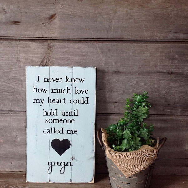 I Never Knew How Much Love My Heart Could Hold Sign - Etsy
