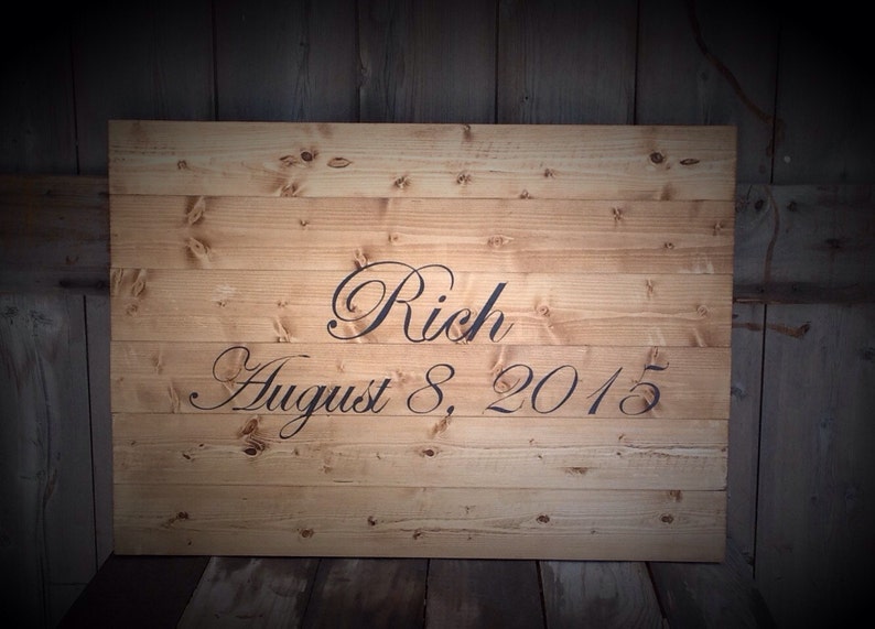 Wood Guest Book Wood Sign Wedding Guest Book Guest Book Etsy