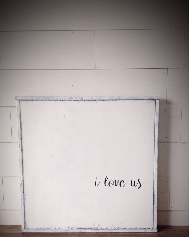 I Love Us Love Farmhouse Farmhouse Wall Decor Rustic Etsy