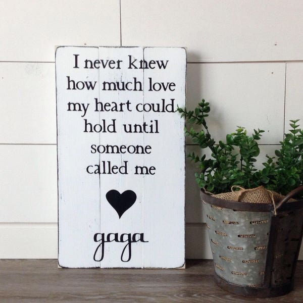 I Never Knew How Much Love My Heart Could Hold Sign - Etsy