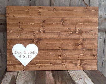 Wedding Guest Book, Guest Book Alternative, Wood Sign,  wedding sign, Guest book Sign, rustic wedding guestbook, wood guest book alternative