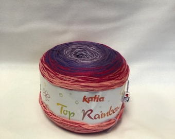 Katia Top Rainbow, color 84, Cotton/Acrylic blend, 874 yds, 200 g
