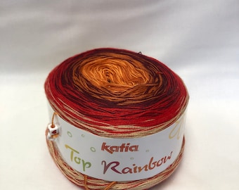 Katia Top Rainbow, color 86, Cotton/Acrylic blend, 874 yds, 200 g