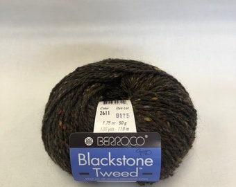 Berroco Blackstone Tweed, color 2611, Wool blend, 130 yds, 50 g