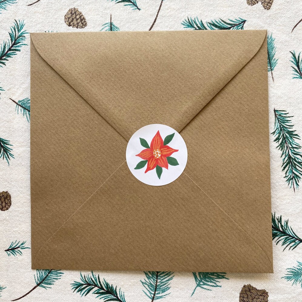 Christmas Cards Set Of 24 Christmas Cards With Envelopes And Stickers For Christmas Greetings To Family, Friends, Customers And Children - View #5