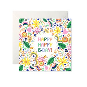 Cartão de feliz aniversário