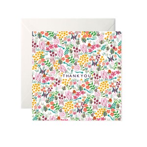 Dankeskarte - Sweet Garden Thema