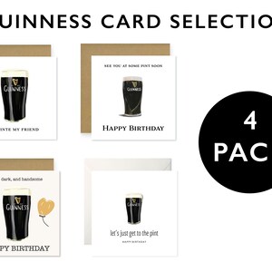 Seleção de cartão Guinness 4 PACK