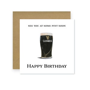 Guinness See You At Some Pint Geburtstagskarte